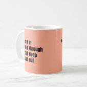 最新やる気を起こさせるのmagデザイン コーヒーマグカップ (正面左)