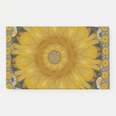 最新アフリカ伝統的ヒマワリプリント ポストイット (正面)