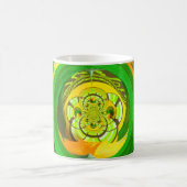 最新イエローローズデザイン コーヒーマグカップ (中央)