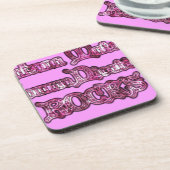 最新イベントスペシャルコンベンションピンクハクナマタタ コースター (左側)