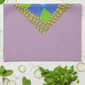 最新エッジカラーデザインキッチンタオル キッチンタオル (折り畳み)