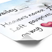 最新エンジェルポー離れプが私のハートプリントにプリント フォトプリント            (角)