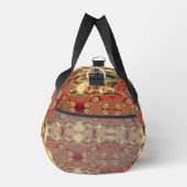 最新ゴールデンレッドアフリカプリントアートデザイン ダッフルバッグ (右)