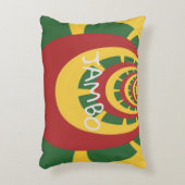 最新ジャマイカラスタ色 アクセントクッション (正面(垂直))