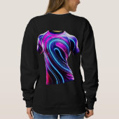 最新デザイン婦人基本スウェットシャツ スウェットシャツ (裏面)