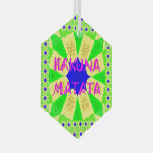 最新ハクナマタタビューティフルアメージングデザインコロ ガラスオーナメント (正面右)