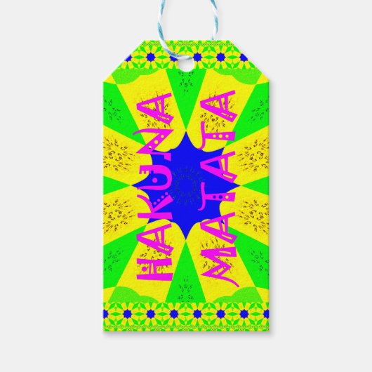 最新ハクナマタタビューティフルアメージングデザインコロ ギフトタグ (正面)