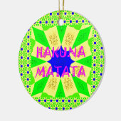 最新ハクナマタタビューティフルアメージングデザインコロ セラミックオーナメント (左)