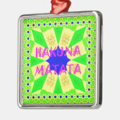 最新ハクナマタタビューティフルアメージングデザインコロ メタルオーナメント (左)