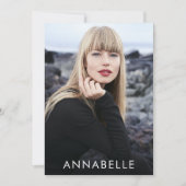 最新ファッション モデル 4 枚 写真 モデル コンパ カード (正面)