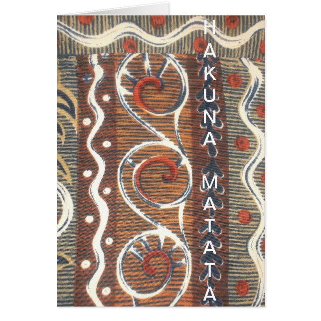 最新ヴィンテージアフリカ部族カスタマイズ製品 (正面)