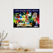 最新向上先生読ズ – Literacy Poster ポスター (キッチン)