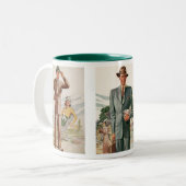 最新男性へスタイル1940-41ツートーンコーヒーマグ ツートーンマグカップ (正面左)