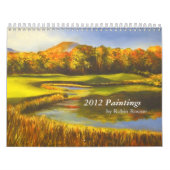 最新2012のカレンダーのpaintins カレンダー (カバー)