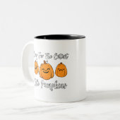最気にも可愛いカボチャのナース ツートーンマグカップ (正面左)