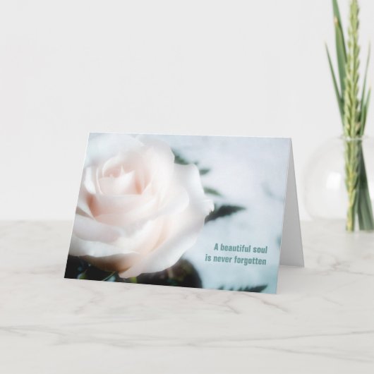 最深悔やみや弔慰エレガントフローラカード カード (正面)