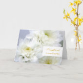 最深悔やみや弔慰フローラカード カード (黄色い花)