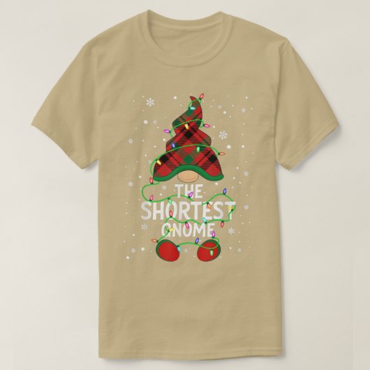 最短の格言ファミリの一致グループのクリスマス一覧 Tシャツ (デザイン正面)