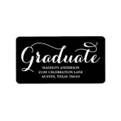 最糖卒業生 |卒業住所 シール (正面)