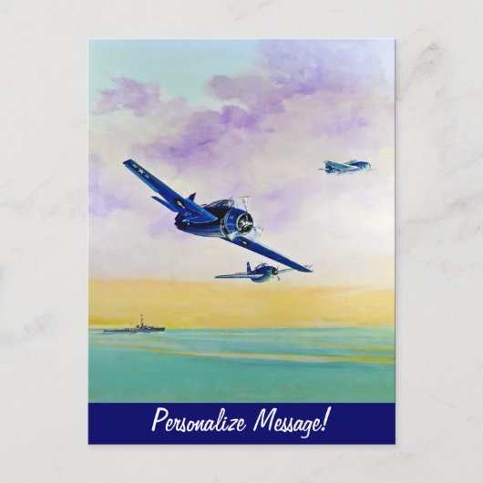 最終アプローチで ポストカード (正面)