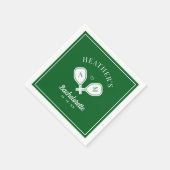 最終スイングピックボールバチェロレッテ スタンダードカクテルナプキン (角)