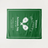 最終スイングピックボールバチェロレッテ タペストリー (正面(横))