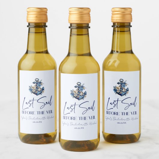 最終セイルウィーヴェルバチェロレッテ週末パーティー ワインラベル (ボトル)