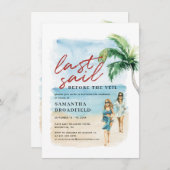 最終セイルウィーヴェルバチェロレッテ週末パーティー 招待状 (正面/裏面)