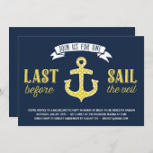 最終セイル |航海のバチェロレッテ 招待状 (正面/裏面)