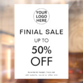 最終セール特別割引オファー モノクロ ウィンドウサイン (シート2)