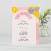 最終ディスコバチェロレッテ週末の旅程 招待状 (スタンド正面)