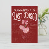 最終ディスコボールコケットさくらんぼレッドバチェロレッテ 招待状 (スタンド正面)