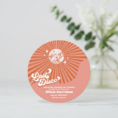 最終ディスコレトロ70のバチェロレッテ週末パーティー 招待状 (スタンド正面)