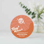 最終ディスコレトロ70のバチェロレッテ週末パーティー 招待状 (スタンド正面)