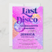 最終ディスコ70バチェロレッテ週末 招待状 (正面)
