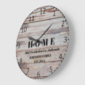 最終バイヤ実在ーズ不動産不動産仲介業者素朴 ラージ壁時計 (傾斜)