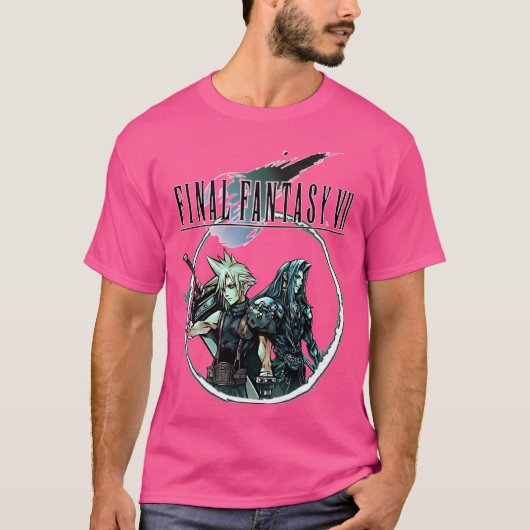 最終ファンタジーVii - Cloud Sephiroth Tシャツ (正面)
