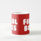 最終ボスビデオゲームアンタゴニストマグ コーヒーマグカップ (中央)