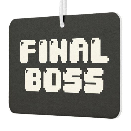 最終ボス空気清浄機 カーエアーフレッシュナー (左)