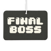 最終ボス空気清浄機 カーエアーフレッシュナー (正面)