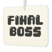 最終ボス カーエアーフレッシュナー (左)