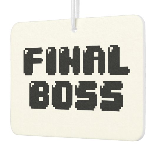 最終ボス カーエアーフレッシュナー (左)