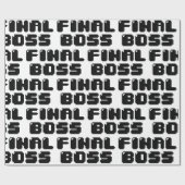 最終ボス ラッピングペーパー (フラット)