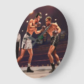 最終ラウンド ラージ壁時計 (傾斜)