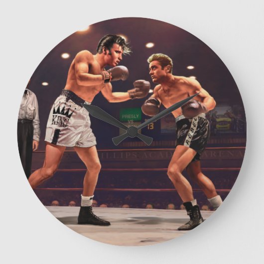 最終ラウンド ラージ壁時計 (正面)