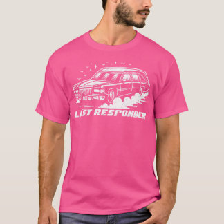 最終レスポンダーハッシュレトロデザイン Tシャツ