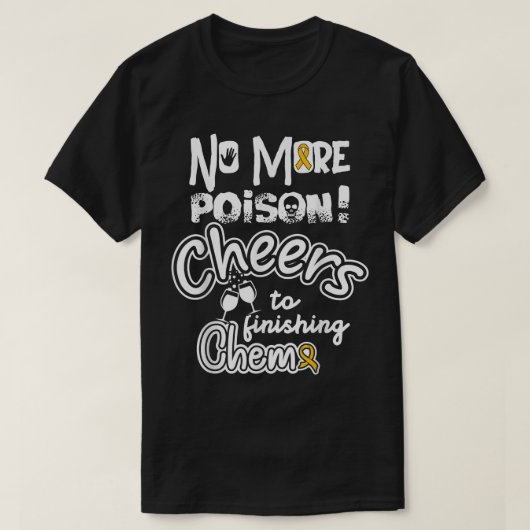 最終化学小児がん認識度R Tシャツ (デザイン正面)