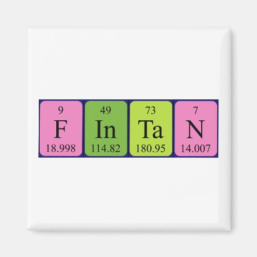 最終周期表名磁石 マグネット (正面)