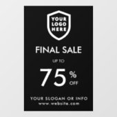 最終売却 |ビジネスイベントロゴストア割引Wi ウィンドウサイン (シート)