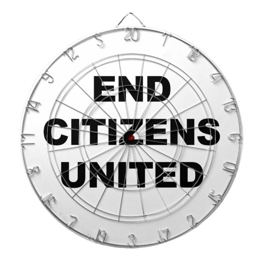 最終市民統一された ダーツボード (正面)